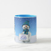 Lass es Weihnachten-Tasse schneien Tasse (Zentrum)