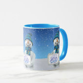 Lass es Weihnachten-Tasse schneien Tasse (VorderseiteRechts)