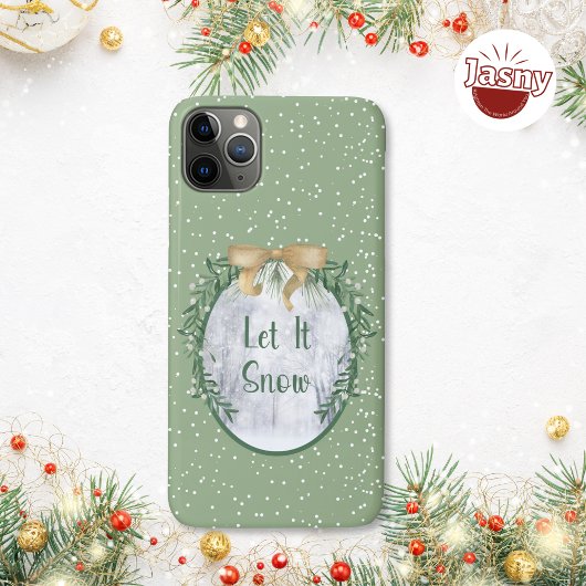 Lass es Weihnachtsschneegefahr aussehen Case-Mate iPhone Hülle