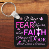 Lass FAITH Antwort auf die Tür Schlüsselanhänger (Vorderseite)