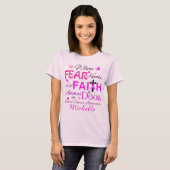 Lass FAITH Antwort auf die Tür T-Shirt (Vorne ganz)