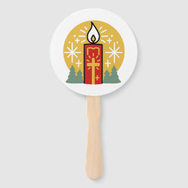 Lass Faith Be Your Brightest Star Candle Art Fächer