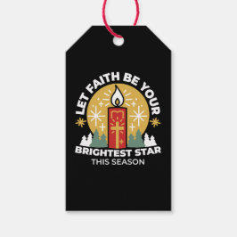 Lass Faith Be Your Brightest Star Candle Art Geschenkanhänger
