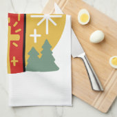 Lass Faith Be Your Brightest Star Candle Art Geschirrtuch (Viertel Falte)