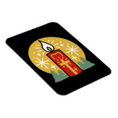 Lass Faith Be Your Brightest Star Candle Art Magnet (Rechte Seite)