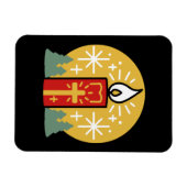 Lass Faith Be Your Brightest Star Candle Art Magnet (Horizontal)