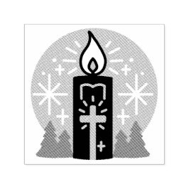 Lass Faith Be Your Brightest Star Candle Art Permastempel