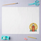 Lass Faith Be Your Brightest Star Candle Art Seidenpapier (Basteln)