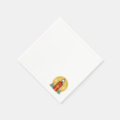 Lass Faith Be Your Brightest Star Candle Art Serviette (Ecke)