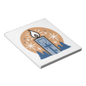 Lass Faith Shine Bright Notizblock (angewinkelt)