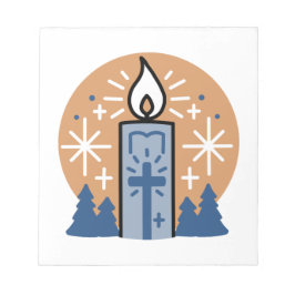 Lass Faith Shine Bright Notizblock