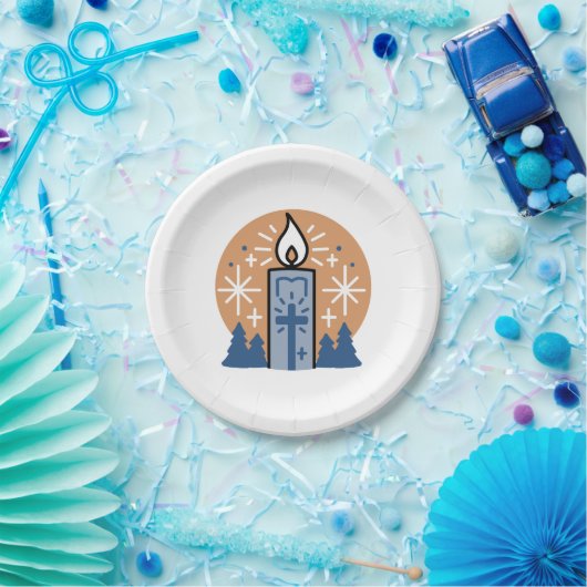 Lass Faith Shine Bright Pappteller (Party)