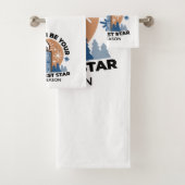 Lass Faith Shine Bright: Winterthema Badhandtuch Set (Insitu)