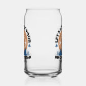 Lass Faith Shine Bright: Winterthema Dosenglas (Rechts)