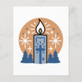 Lass Faith Shine Bright: Winterthema Flyer (Hinten)