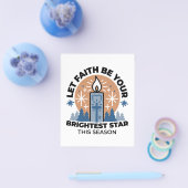 Lass Faith Shine Bright: Winterthema Flyer (Einzeln)