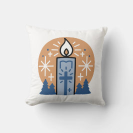 Lass Faith Shine Bright: Winterthema Kissen