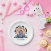 Lass Faith Shine Bright: Winterthema Pappteller (Party)