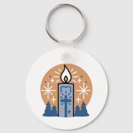 Lass Faith Shine Bright: Winterthema Schlüsselanhänger