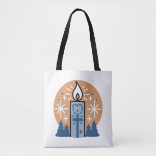 Lass Faith Shine Bright: Winterthema Tasche