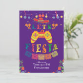 Lass Fiesta Cinco de Mayo Celebration Einladung (Stehend Vorderseite)