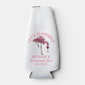 Lass Flamingle Flamingo Bachelorette Weekend Party Flaschenkühler (Vorderseite)