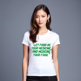 Lass Food Be Medicine: Entsperren Sie den heilende T-Shirt