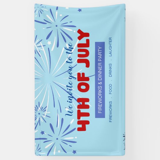 Lass Freedom Sparkle! - 4. Juli Banner (Vertikal)