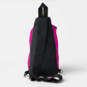 Lass Freundlichkeit erblühen. Crossbody Bag (Rückseite)