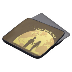 Lass Frieden beginnt mit uns Laptop-Siebtasche 1 Laptopschutzhülle