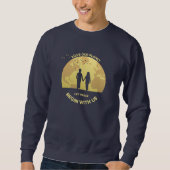 Lass Frieden beginnt mit uns | Männerpullover Sweatshirt (Vorderseite)