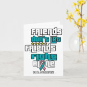 Lass Friends Brca-Bewusstsein Karte (Gelbe Blume)