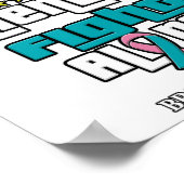 Lass Friends Brca-Bewusstsein Poster (Ecke)