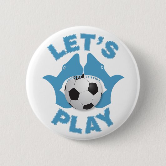 Lass-Fußball Button (Vorderseite)