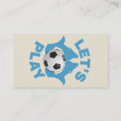 Lass-Fußball Visitenkarte (Rückseite)