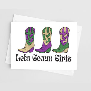 Lass Geaux Girls New Orleans Bachelorette Einladung