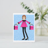 Lass gehen Postkarte kaufen (Stehend Vorderseite)