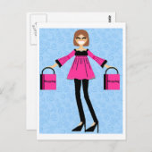 Lass gehen Postkarte kaufen (Vorne/Hinten)