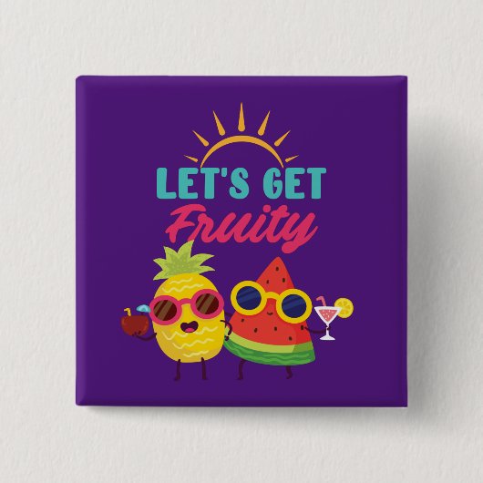 Lass Get Fruit Button (Vorderseite)