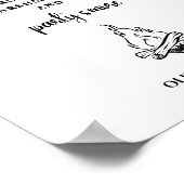 Lass Get Toasted Marshmallow Campfire Hochzeit-Zei Poster (Ecke)