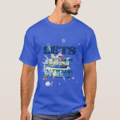 Lass Get Wet On Beach, Unisex Tshirt (Vorderseite)