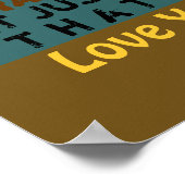 Lass Go - 12X12 Poster (Wechsel zur Leinwand) (Ecke)