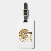 Lass Go and Grow Tree Gepäckanhänger (Vorderseite vertikal)