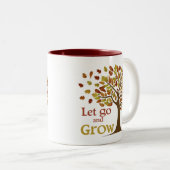 Lass Go and Grow Tree Zweifarbige Tasse (VorderseiteRechts)