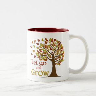 Lass Go and Grow Tree Zweifarbige Tasse