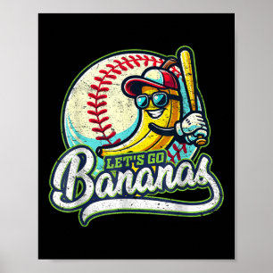 Lass Go Bananen Kostüme Mens Damen Kinder Poster