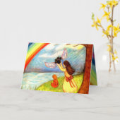 "Lass Go" Beileid-Karte auf Verlust des Begleiters Karte (Gelbe Blume)