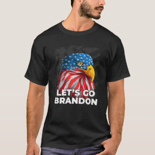 Lass Go Brandon Branson USA Flag Branbon Branon Ea T-Shirt