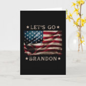 Lass Go Brandon Chant Reporter Karte (Gelbe Blume)