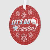 Lass Go Brandon Christmas Ornament (Vorderseite)